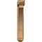 Ekena Millwork Thorton Arts and Crafts Rough Sawn Bracket w/ Offset Brace, Western Red Cedar, 6"W x 26"D x 38"H BKT0604X26X38THR03RWR - alternate 4